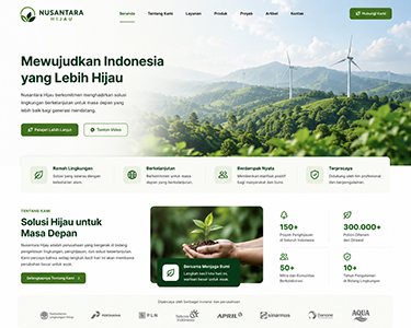 web profil perusahaan nusantara hijau