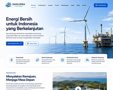 web profil perusahaan samudra energi